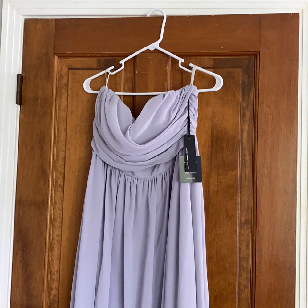 **TAG STILL ATTACHED** Lulu’s Strapless Maxi Dress
